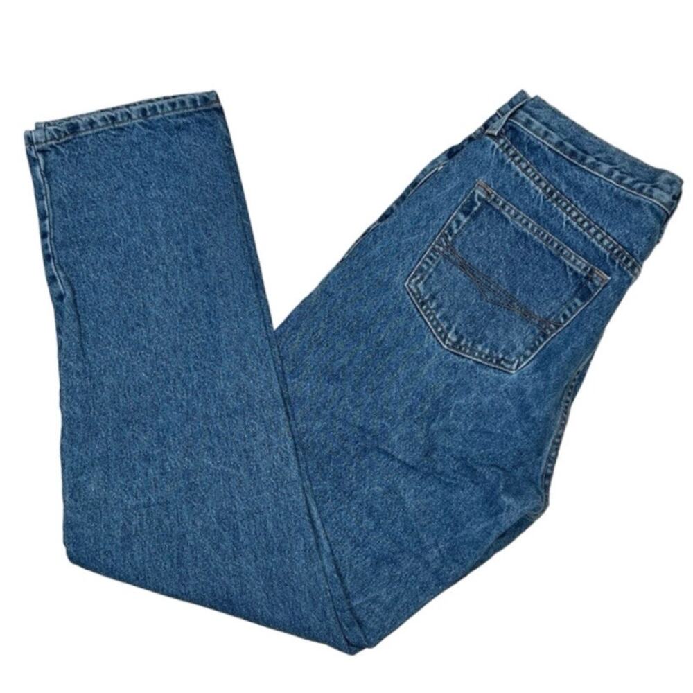 Vintage Old Rye Blue Jeans Mens 35x34 Denim Pants Mid Rise